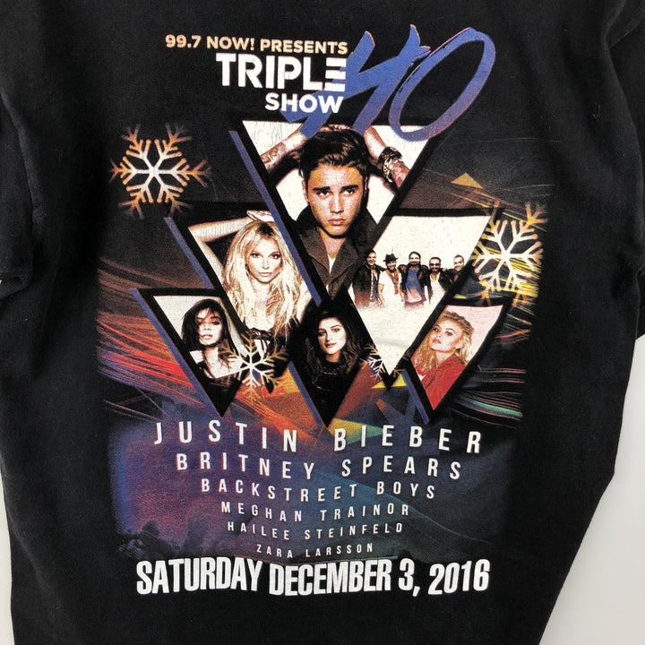 ALSTYLE JUSTIN BIEBER Band T-shirt (Men's size S) cotton black type Vintage Second Hand