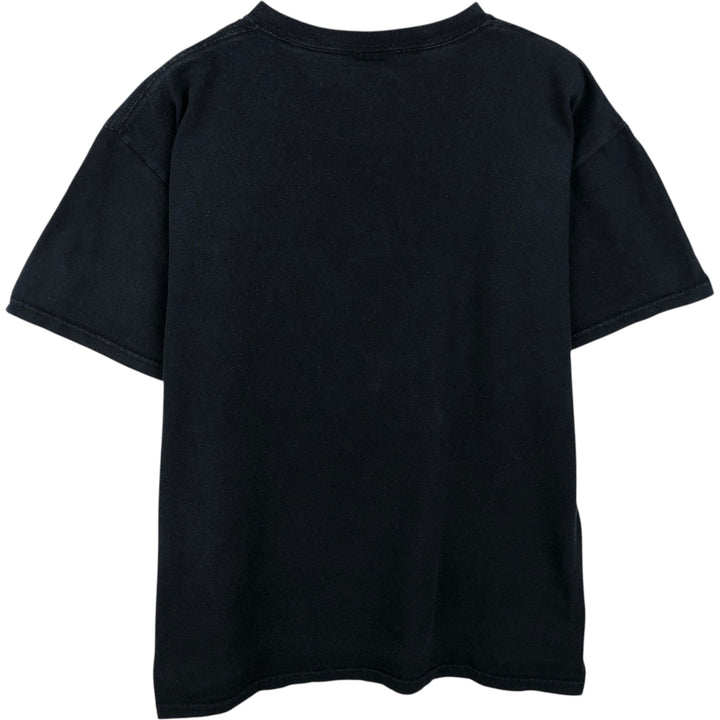 Fruit of the Loom HEAVY cotton Metallica skull pattern band t-shirt (men's size L equivalent) cotton black type Vintage Second Hand