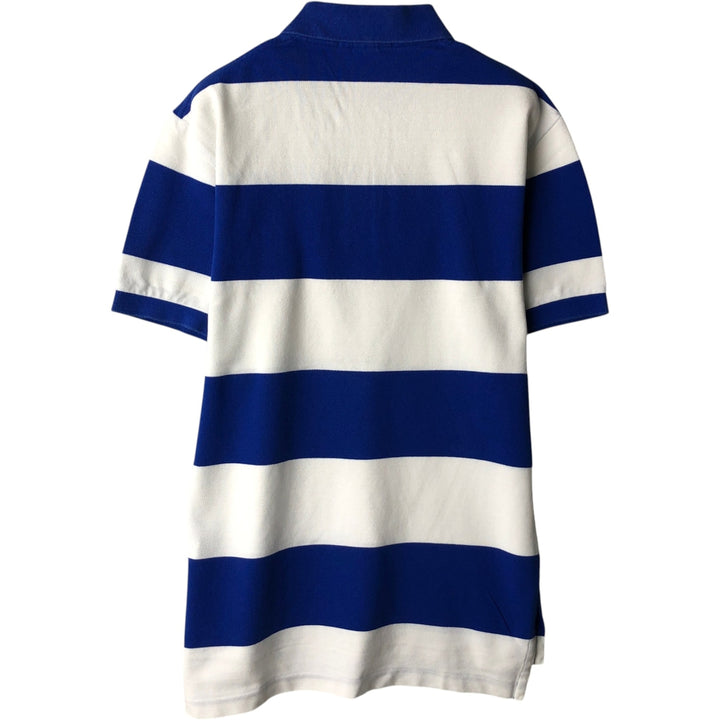 Ralph Lauren POLO by Ralph Lauren short sleeve striped polo shirt, size S for men cotton blue type Vintage Second Hand