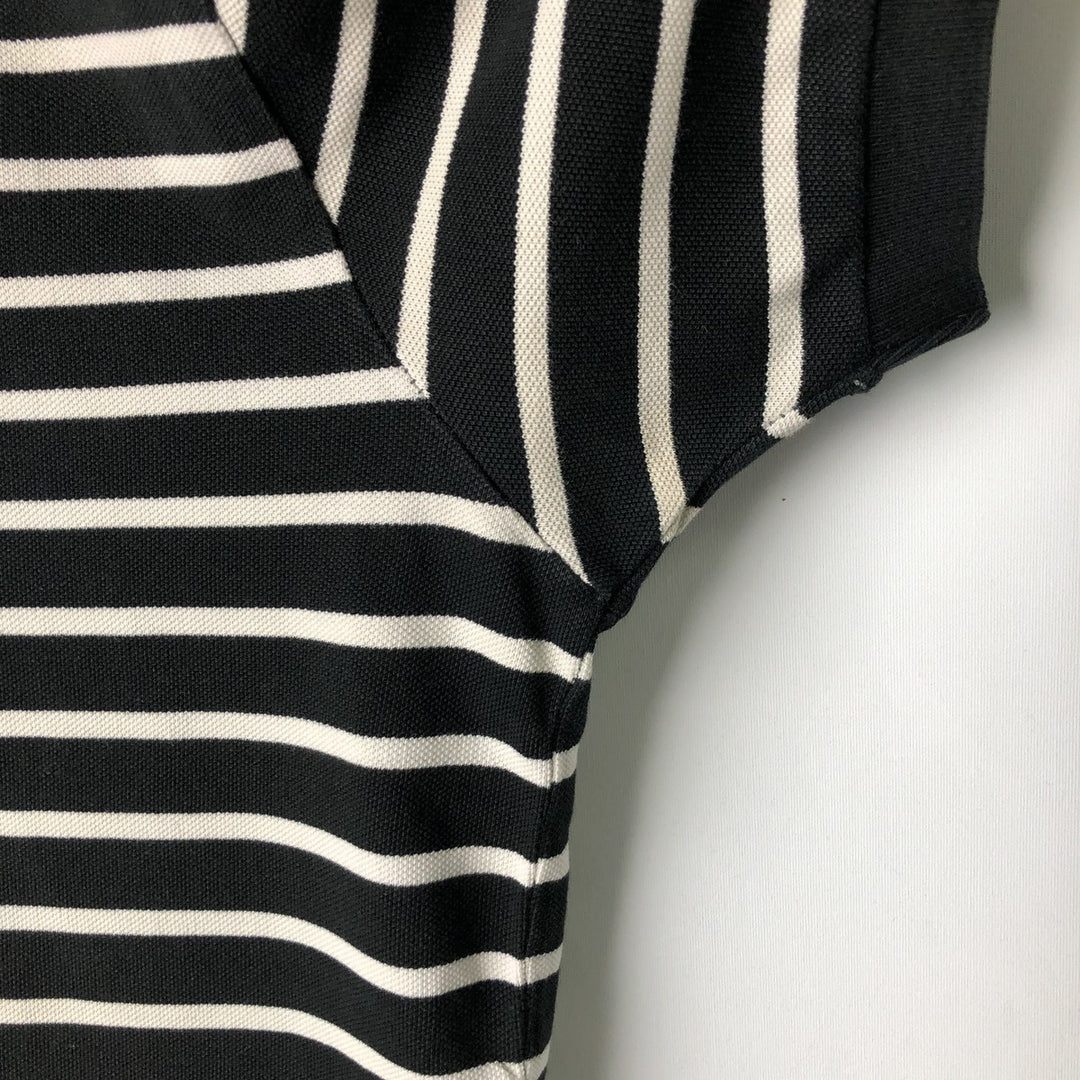 Ralph Lauren POLO by Ralph Lauren Striped Pattern Short Sleeve Polo Shirt Men's Size L cotton black type Vintage Second Hand