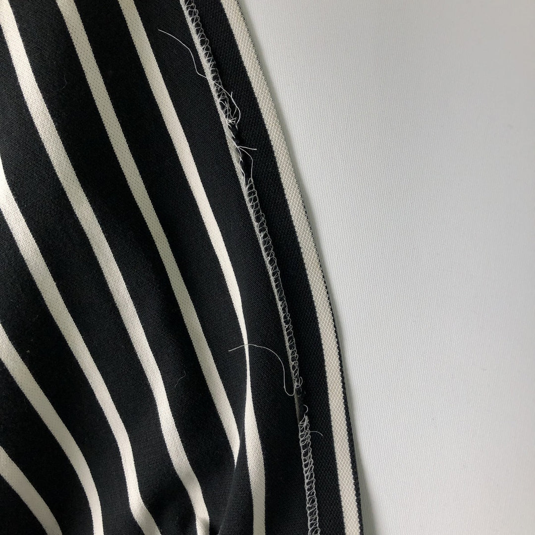 Ralph Lauren POLO by Ralph Lauren Striped Pattern Short Sleeve Polo Shirt Men's Size L cotton black type Vintage Second Hand