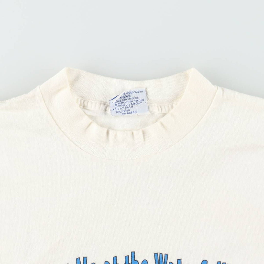 90'S All Sport MAX WEIGHT Print T-Shirt, Made in USA, Men's XL equivalent, Vintage cotton unbleached Vintage Second Hand