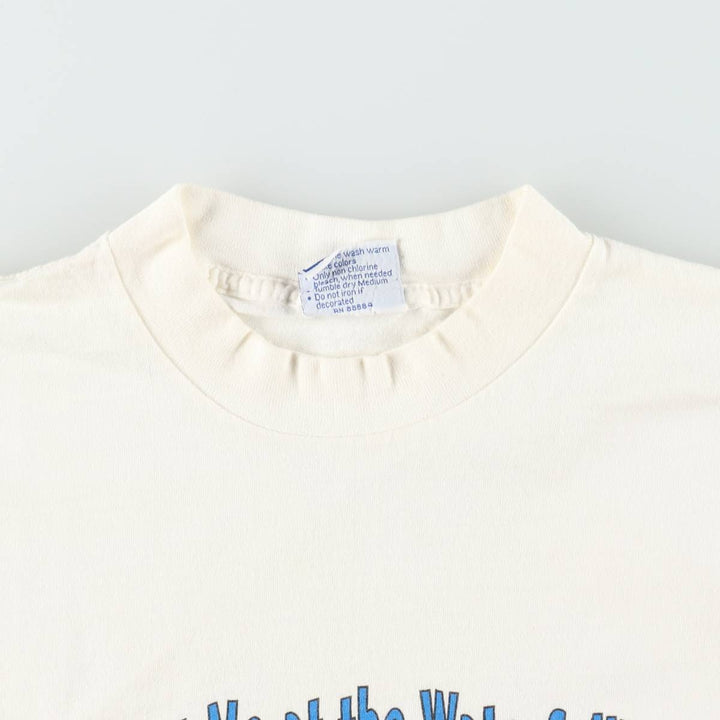 90'S All Sport MAX WEIGHT Print T-Shirt, Made in USA, Men's XL equivalent, Vintage cotton unbleached Vintage Second Hand