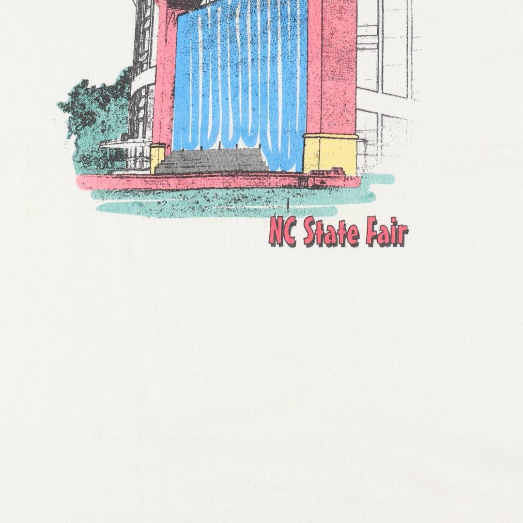 90'S All Sport MAX WEIGHT Print T-Shirt, Made in USA, Men's XL equivalent, Vintage cotton unbleached Vintage Second Hand