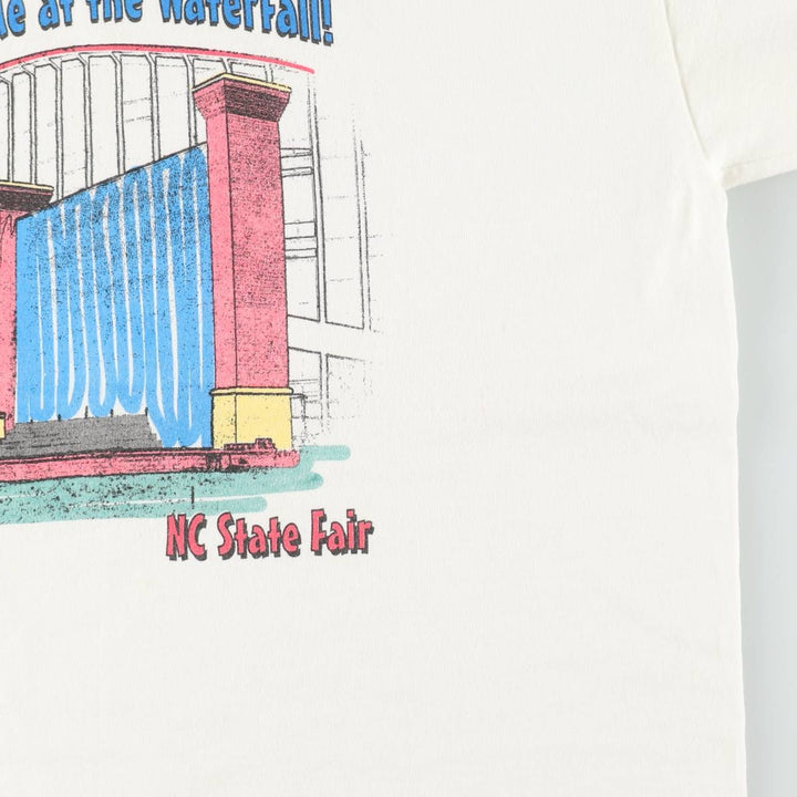 90'S All Sport MAX WEIGHT Print T-Shirt, Made in USA, Men's XL equivalent, Vintage cotton unbleached Vintage Second Hand