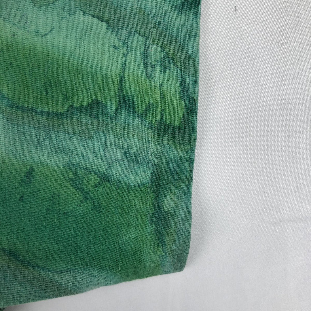 80'S Disney Tie-Dye T-Shirt, Made in USA, Men's Size M (Equivalent), Vintage cotton green type Vintage Second Hand