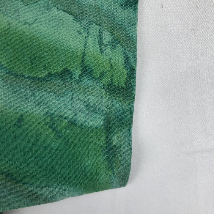 80'S Disney Tie-Dye T-Shirt, Made in USA, Men's Size M (Equivalent), Vintage cotton green type Vintage Second Hand