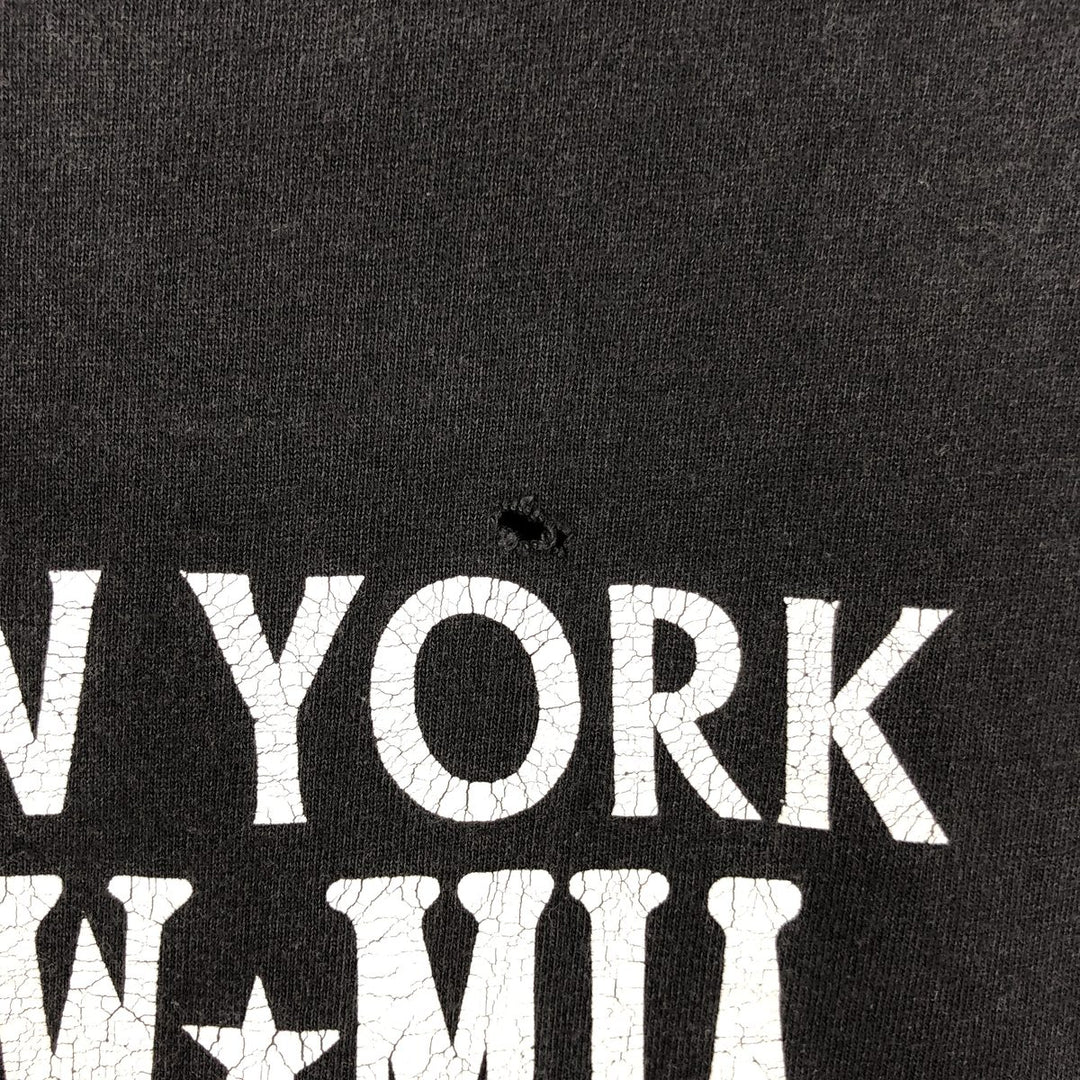 Hanes Print T-Shirt, Made in USA, Men's Size XL (approx.) cotton black type Vintage Second Hand