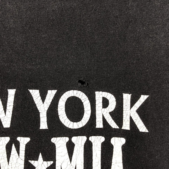 Hanes Print T-Shirt, Made in USA, Men's Size XL (approx.) cotton black type Vintage Second Hand