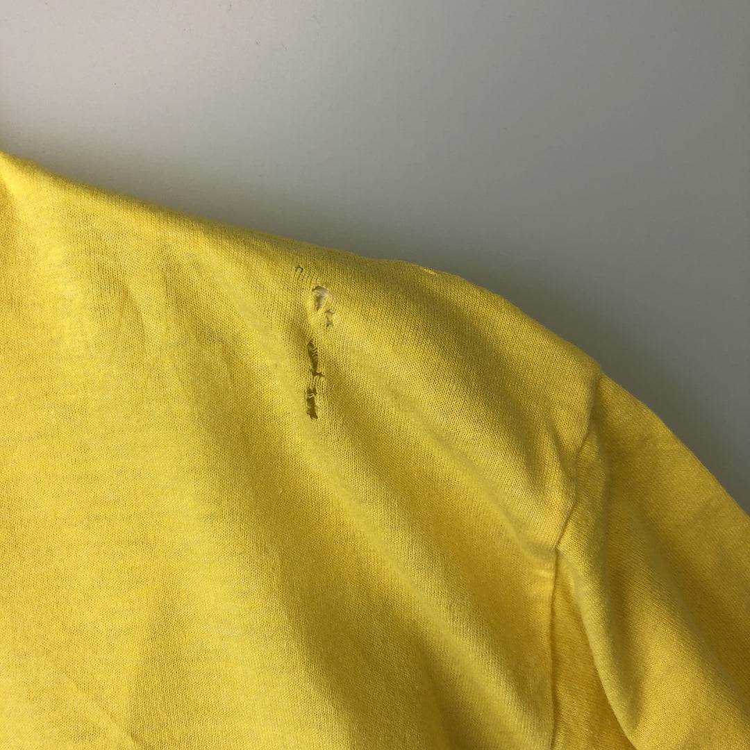 80'S Screen Stars Dragon Pattern Print T-Shirt, Made in USA, Men's Size L (approx.), Vintage cotton yellow type Vintage Second Hand