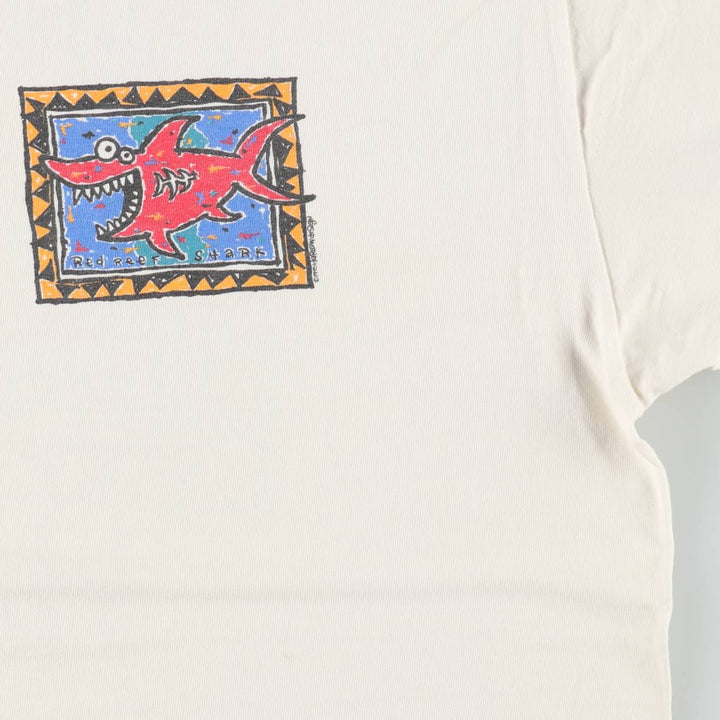 90'S All Sport PRO WEIGHT Print T-Shirt, Made in USA, Men's XL equivalent, Vintage cotton unbleached Vintage Second Hand