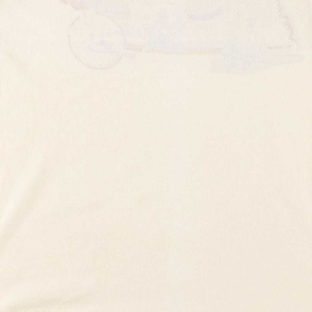 Vintage 90'S Delta DELTA Printed T-shirt, Made in USA, Men's XL cotton unbleached Vintage Second Hand