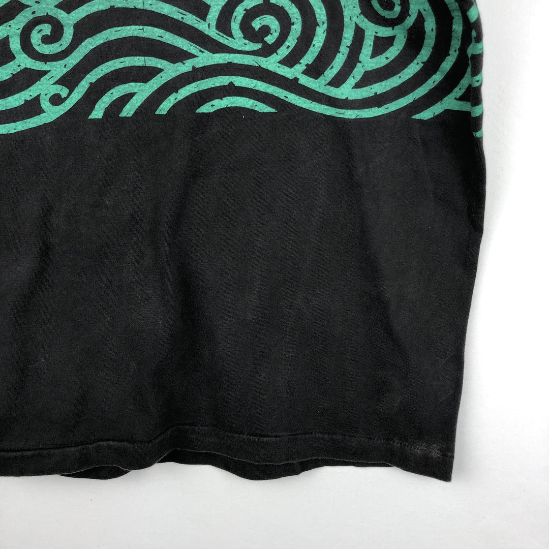 90'S ONEITA HOLIDAY RIVER EXPEDITIONS Advertising T-Shirt, Made in USA, Men's XL equivalent, Vintage cotton black type Vintage Second Hand