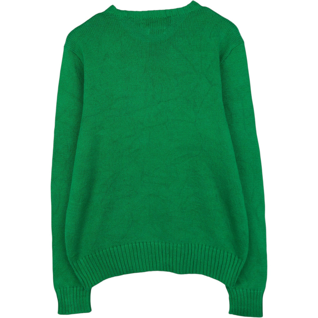 Ralph Lauren POLO by Ralph Lauren Pima cotton knit sweater, men's size M Pima Cotton green type Vintage Second Hand