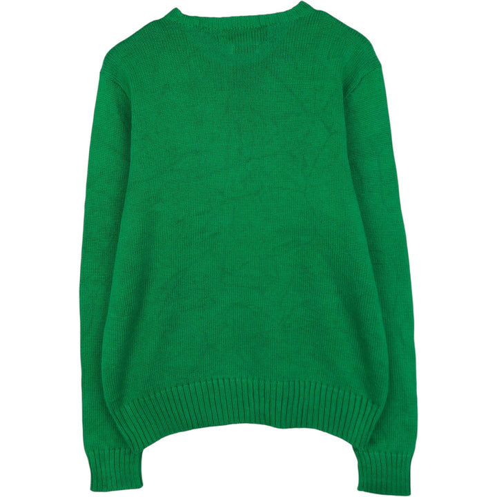 Ralph Lauren POLO by Ralph Lauren Pima cotton knit sweater, men's size M Pima Cotton green type Vintage Second Hand