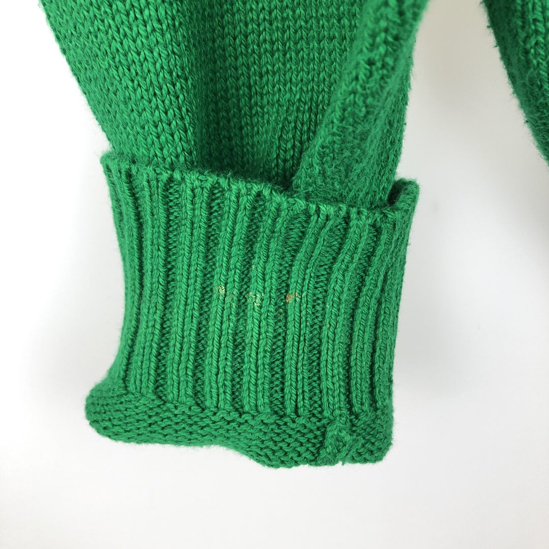 Ralph Lauren POLO by Ralph Lauren Pima cotton knit sweater, men's size M Pima Cotton green type Vintage Second Hand