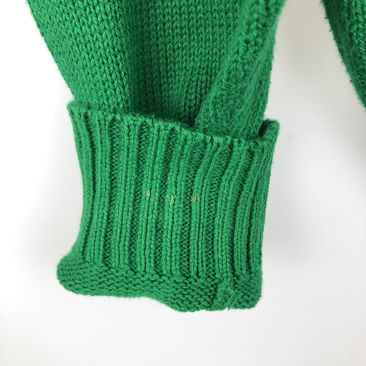 Ralph Lauren POLO by Ralph Lauren Pima cotton knit sweater, men's size M Pima Cotton green type Vintage Second Hand