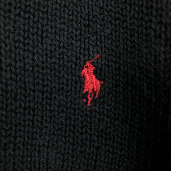Ralph Lauren POLO by Ralph Lauren Cotton Knit Sweater Men's XXL cotton black type Vintage Second Hand