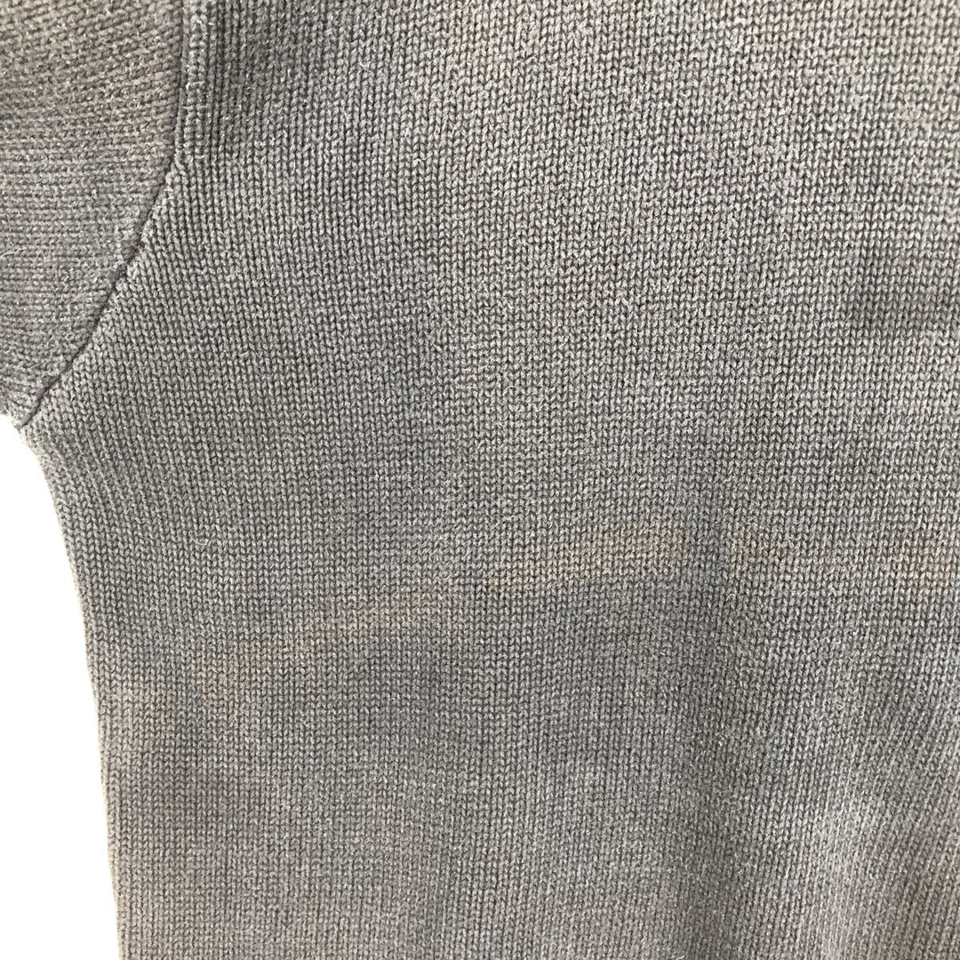 Ralph Lauren POLO by Ralph Lauren Cotton Knit Sweater Men's L size cotton black type Vintage Second Hand