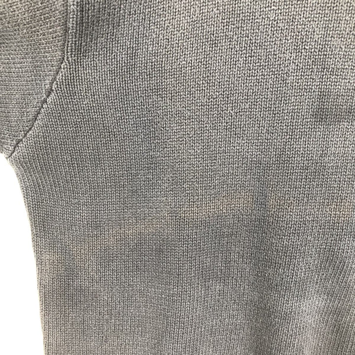 Ralph Lauren POLO by Ralph Lauren Cotton Knit Sweater Men's L size cotton black type Vintage Second Hand