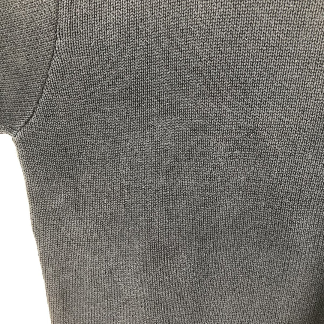 Ralph Lauren POLO by Ralph Lauren Cotton Knit Sweater Men's L size cotton black type Vintage Second Hand