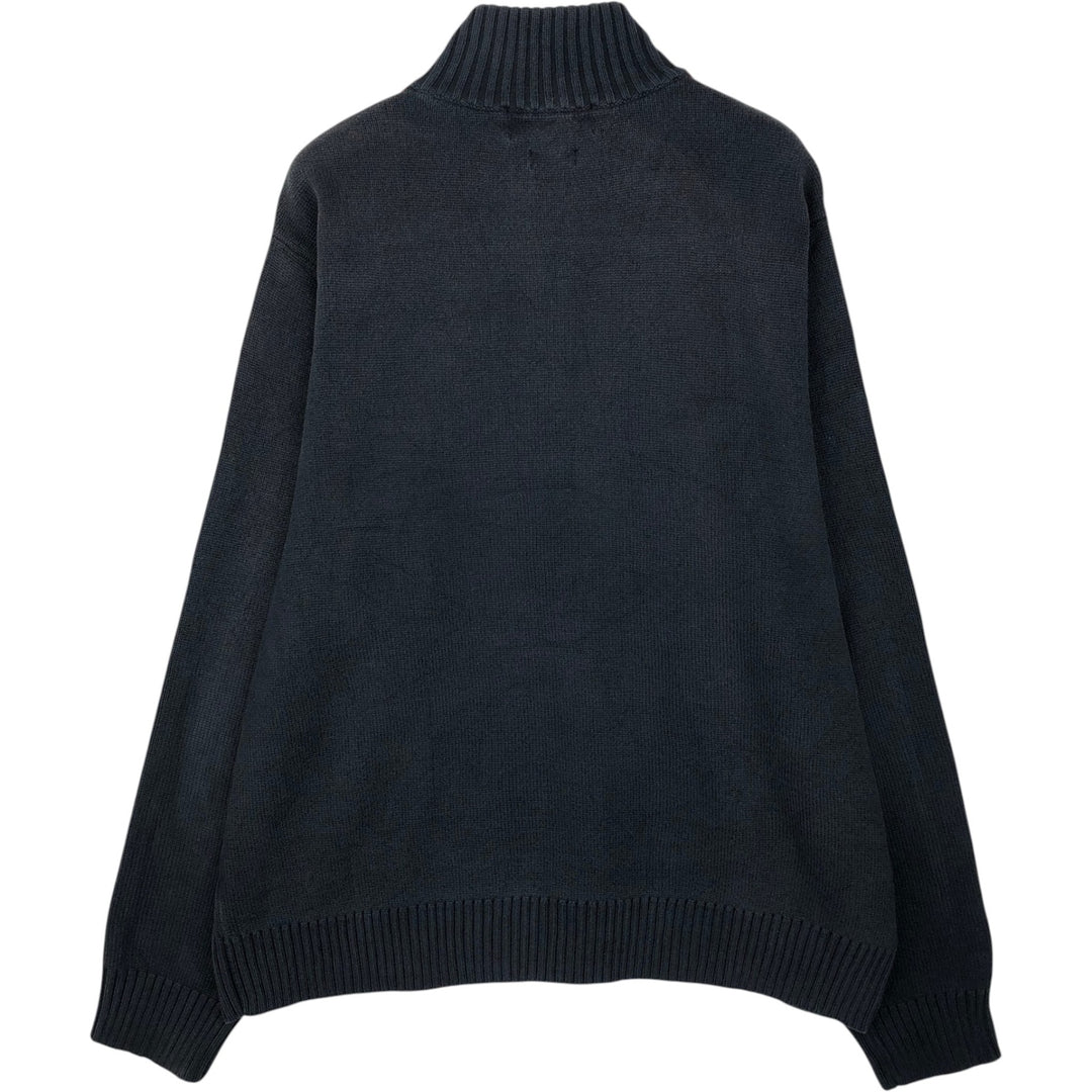 Ralph Lauren POLO by Ralph Lauren Driver's Knit Sweater, Men's XL cotton black type Vintage Second Hand
