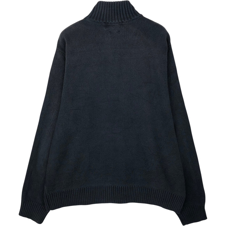 Ralph Lauren POLO by Ralph Lauren Driver's Knit Sweater, Men's XL cotton black type Vintage Second Hand