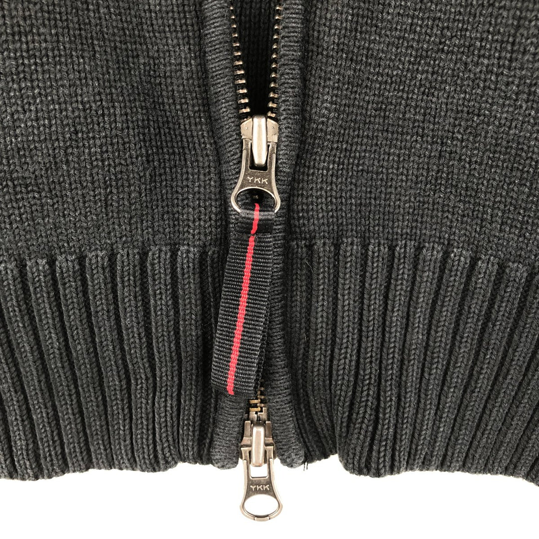 Ralph Lauren POLO by Ralph Lauren Driver's Knit Sweater, Men's XL cotton black type Vintage Second Hand
