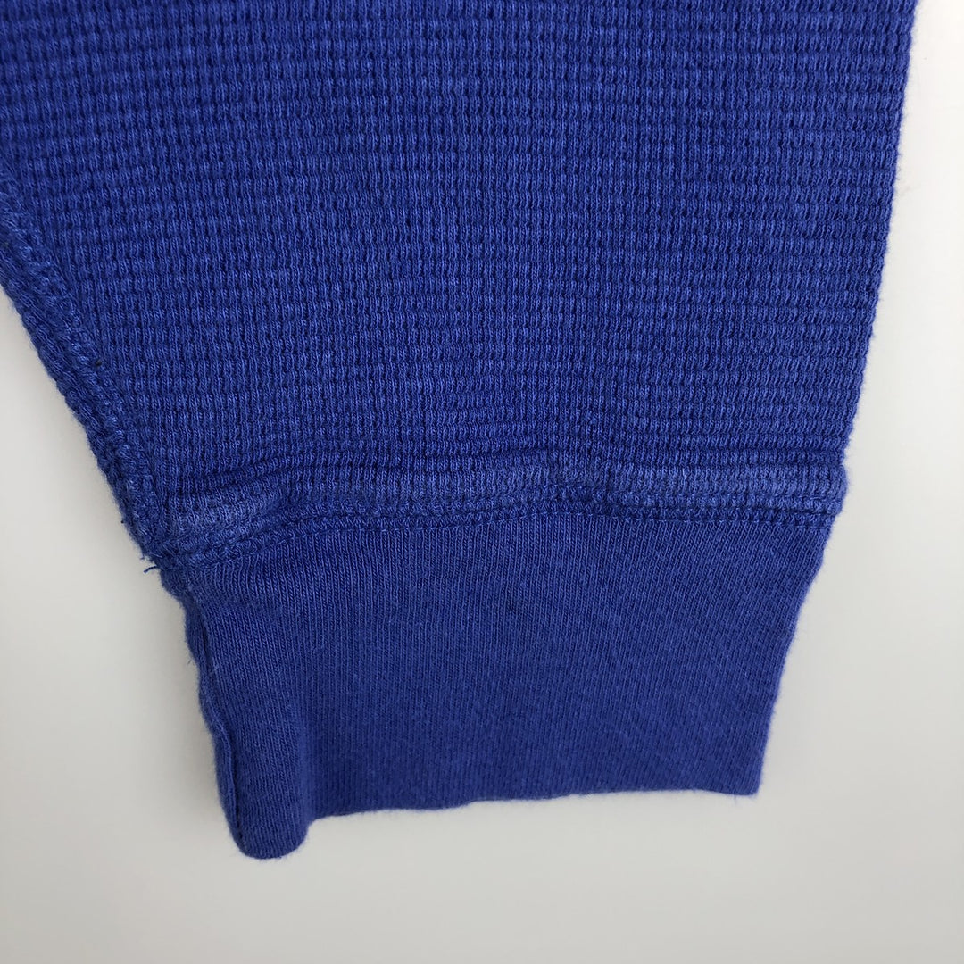 Ralph Lauren POLO RALPH LAUREN Thermal Long T-shirt Waffle Men's M size unclear blue type Vintage Second Hand