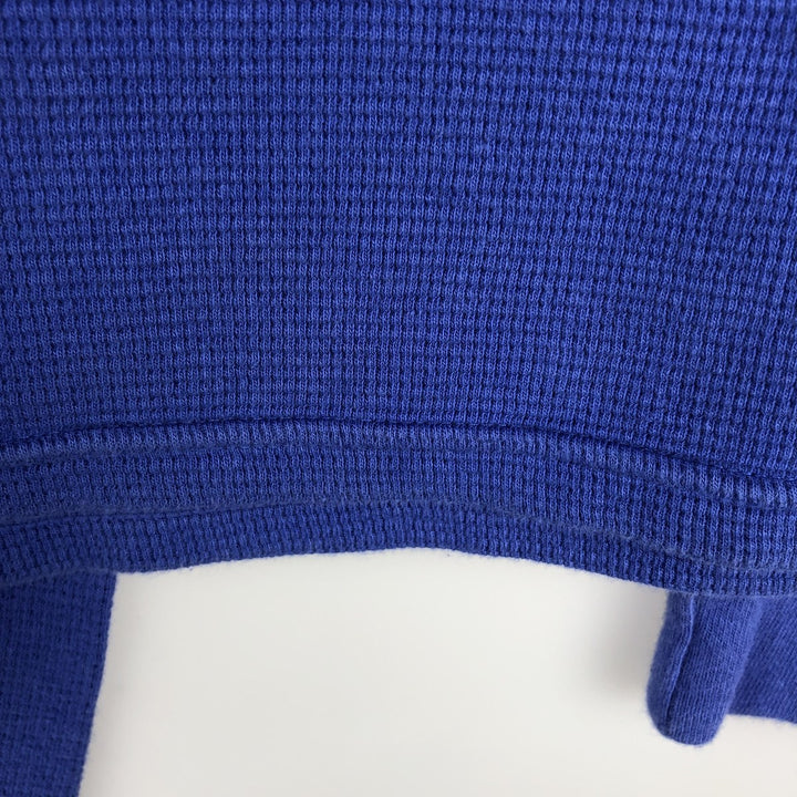 Ralph Lauren POLO RALPH LAUREN Thermal Long T-shirt Waffle Men's M size unclear blue type Vintage Second Hand