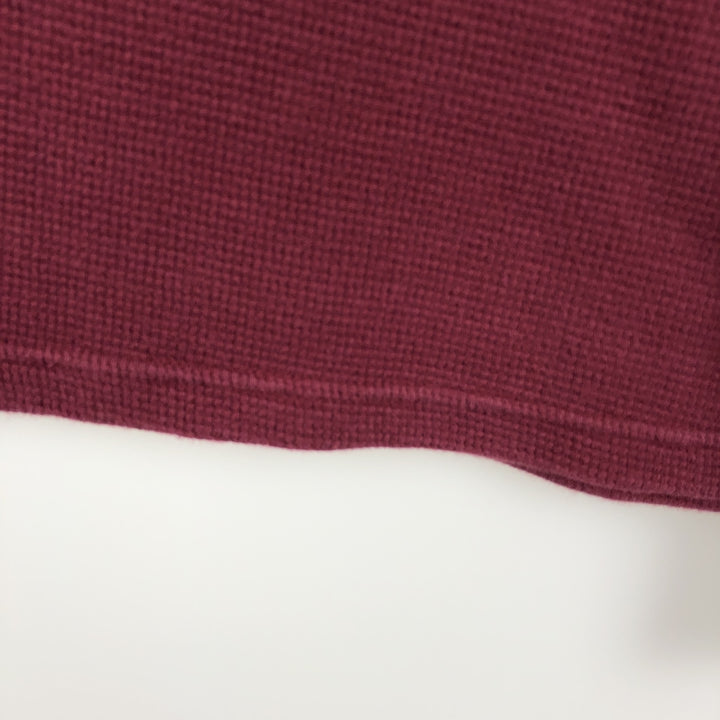 Ralph Lauren POLO RALPH LAUREN SLEEPWEAR Thermal Long T-Shirt, Men's XL cotton red type Vintage Second Hand