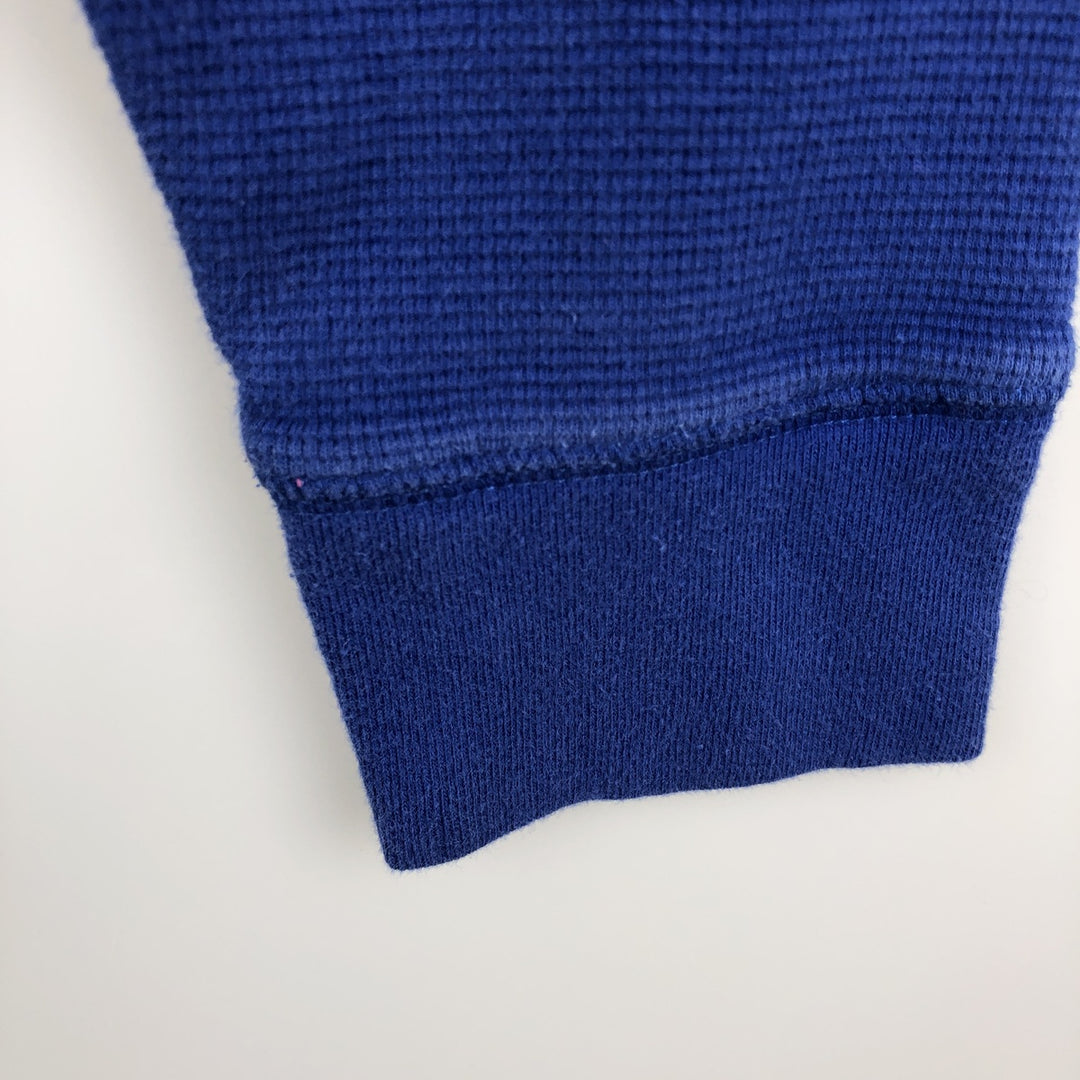Ralph Lauren POLO RALPH LAUREN SLEEPWEAR Thermal Long T-shirt Honeycomb Men's L size cotton blue type Vintage Second Hand