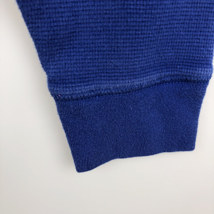 Ralph Lauren POLO RALPH LAUREN SLEEPWEAR Thermal Long T-shirt Honeycomb Men's L size cotton blue type Vintage Second Hand