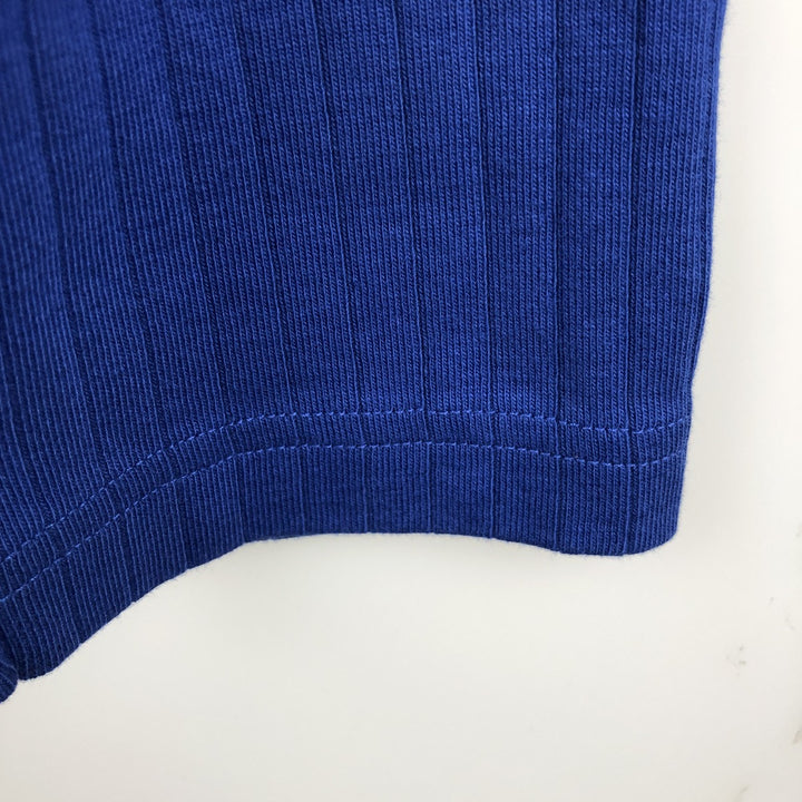 Ralph Lauren POLO by Ralph Lauren Ribbed Long-Sleeve T-Shirt (Men's Size L) cotton blue type Vintage Second Hand