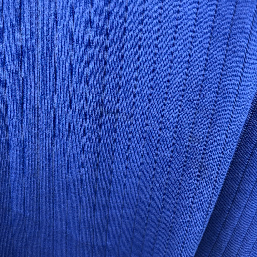 Ralph Lauren POLO by Ralph Lauren Ribbed Long-Sleeve T-Shirt (Men's Size L) cotton blue type Vintage Second Hand