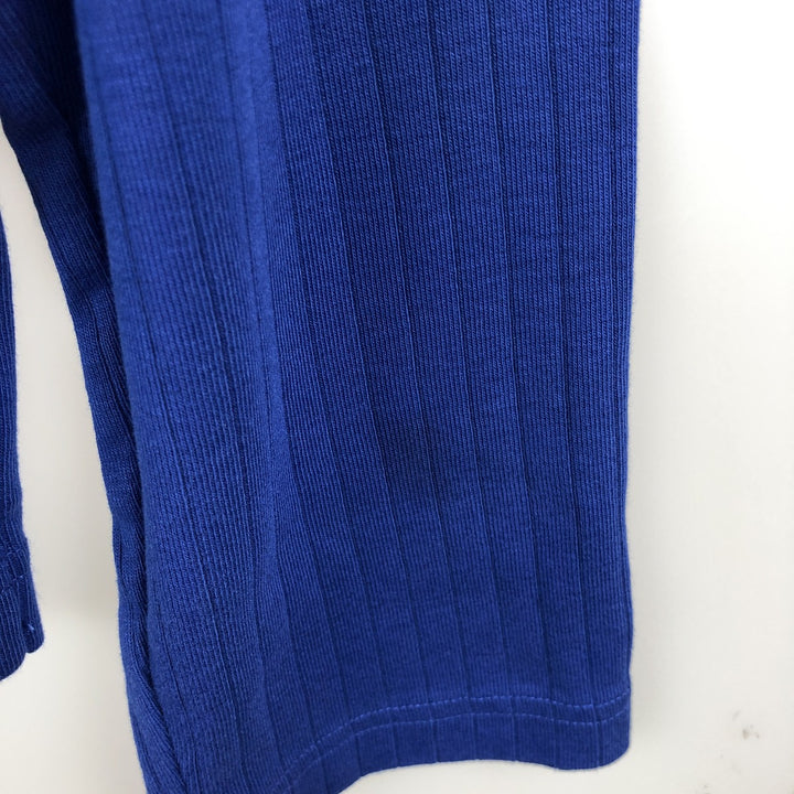 Ralph Lauren POLO by Ralph Lauren Ribbed Long-Sleeve T-Shirt (Men's Size L) cotton blue type Vintage Second Hand