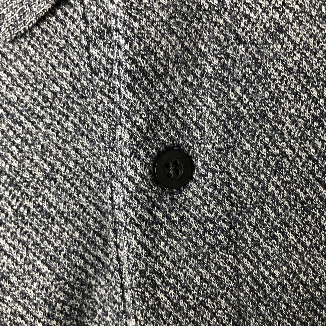 Ralph Lauren CHAPS Long-Sleeve Polo Shirt, Men's Size XL (approx.) cotton gray type Vintage Second Hand
