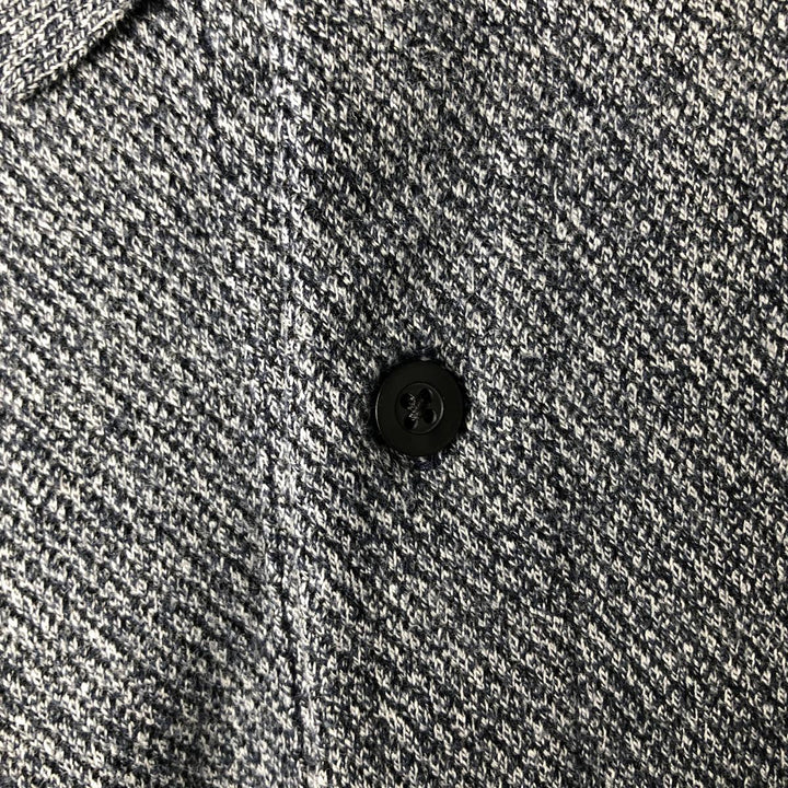 Ralph Lauren CHAPS Long-Sleeve Polo Shirt, Men's Size XL (approx.) cotton gray type Vintage Second Hand