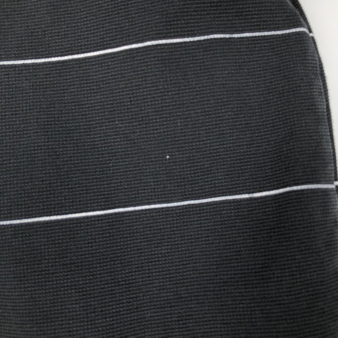 Lacoste LACOSTE SPORT Piqué Short-Sleeve Striped T-Shirt, Size 5 (Equivalent to Men's L) cotton black type Vintage Second Hand
