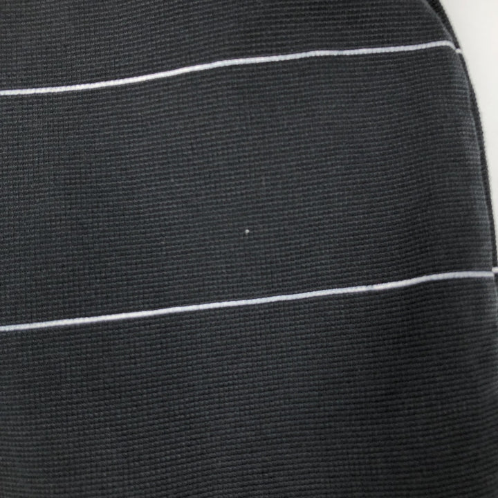 Lacoste LACOSTE SPORT Piqué Short-Sleeve Striped T-Shirt, Size 5 (Equivalent to Men's L) cotton black type Vintage Second Hand