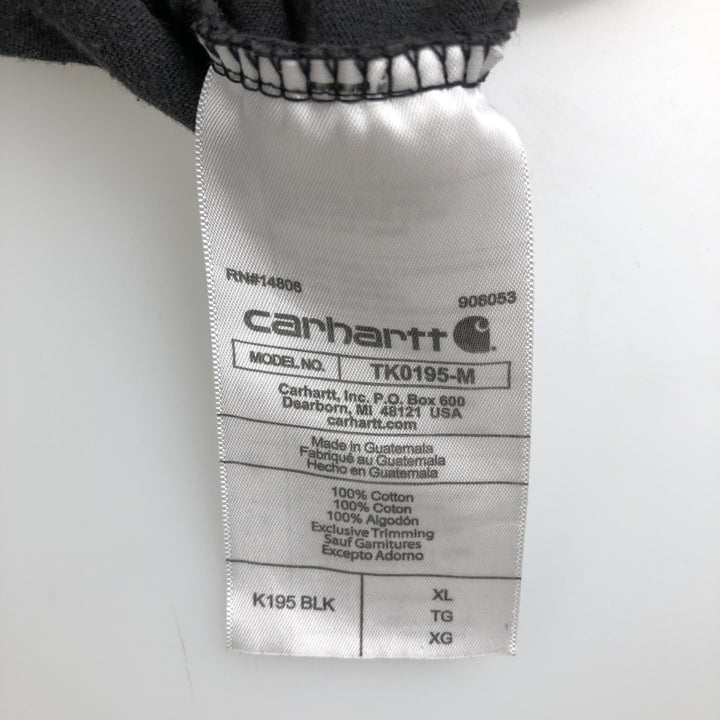 Carhartt Loose Fit Short Sleeve Logo T-Shirt, Men's Size XL (approx.) cotton black type Vintage Second Hand