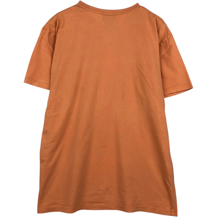 Ralph Lauren POLO by Ralph Lauren short sleeve one point logo T-shirt men's M size cotton orange type Vintage Second Hand