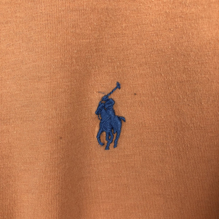 Ralph Lauren POLO by Ralph Lauren short sleeve one point logo T-shirt men's M size cotton orange type Vintage Second Hand