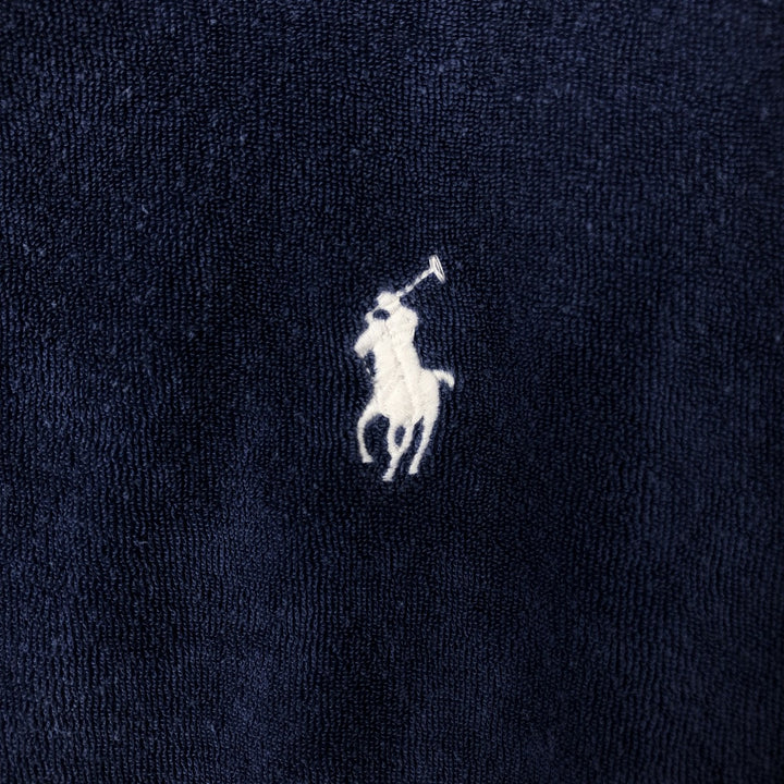 Ralph Lauren POLO by Ralph Lauren short sleeve one point logo T-shirt men's L size cotton blue type Vintage Second Hand