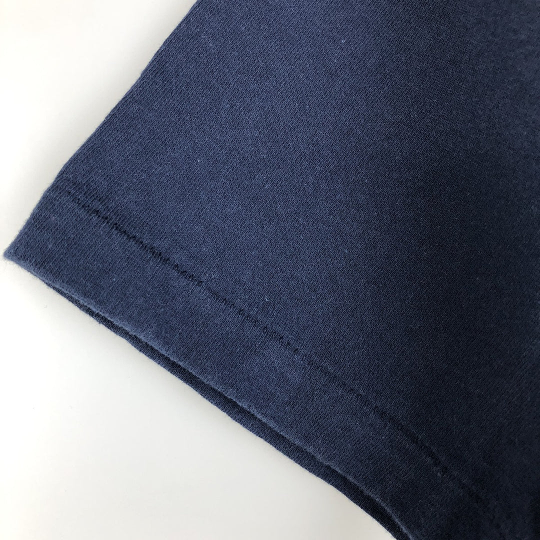 Dickies short-sleeved pocket t-shirt, made in the USA, men's size L equivalent. cotton navy blue type Vintage Second Hand
