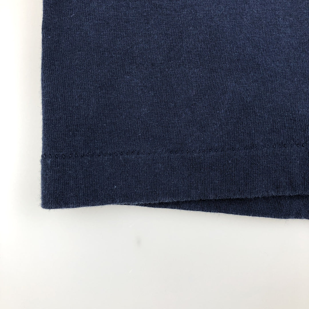Dickies short-sleeved pocket t-shirt, made in the USA, men's size L equivalent. cotton navy blue type Vintage Second Hand