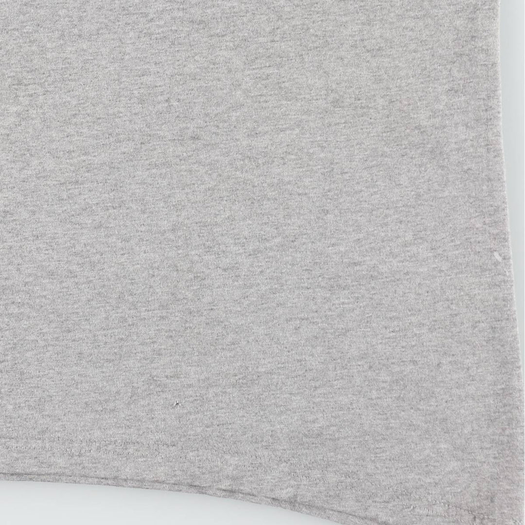 00'S Reebok logo print T-shirt, men's XL size unclear gray type Vintage Second Hand