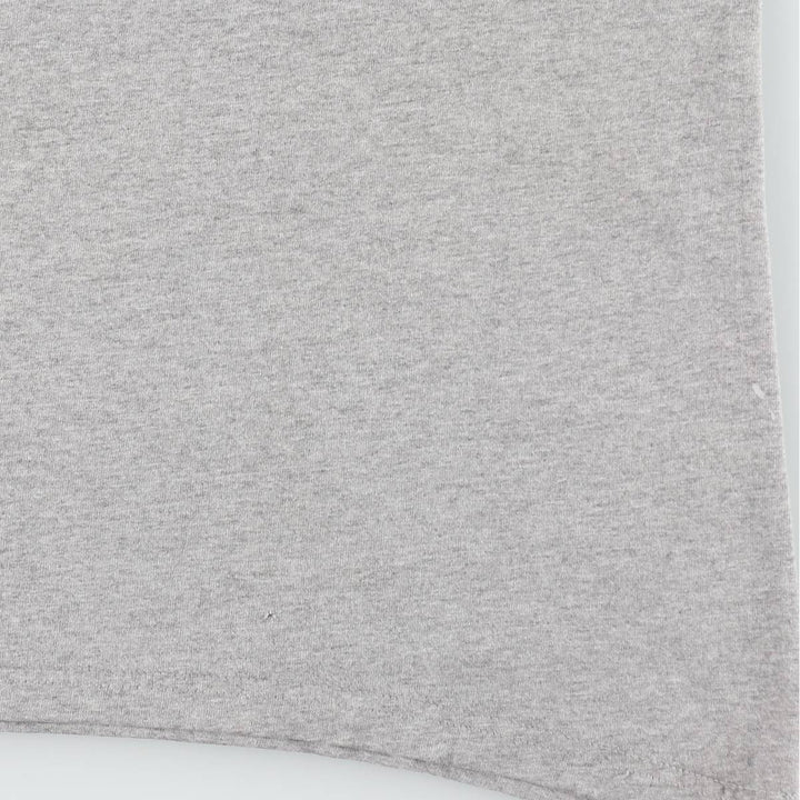 00'S Reebok logo print T-shirt, men's XL size unclear gray type Vintage Second Hand