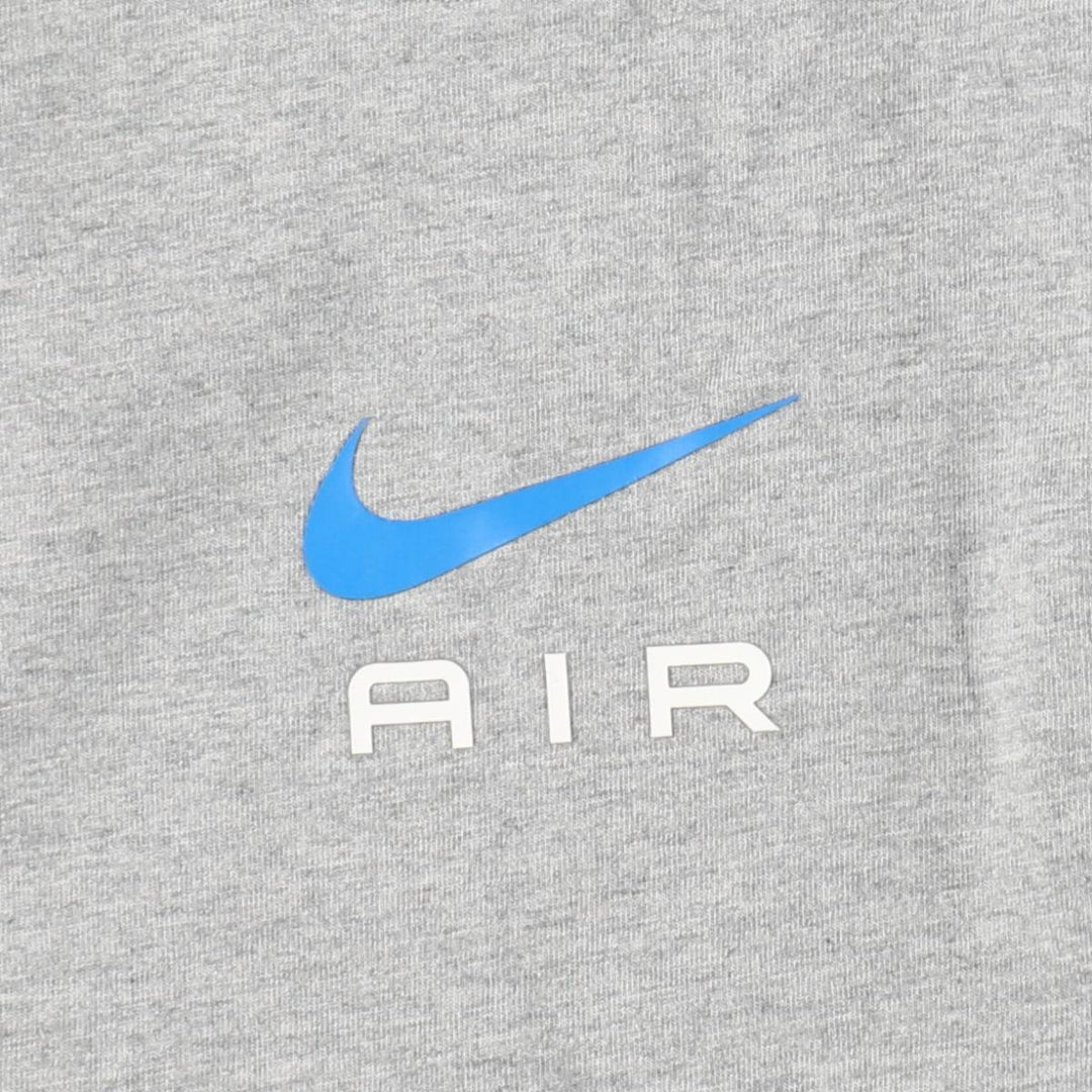 Nike AIR logo print T-shirt, men's size M (approx.) cotton gray type Vintage Second Hand