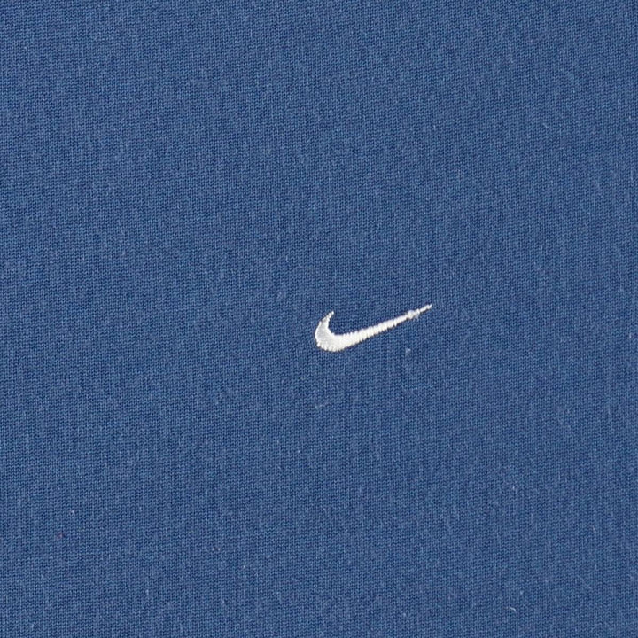 2000'S Nike V-neck T-shirt, men's size L (approx.) cotton blue type Vintage Second Hand